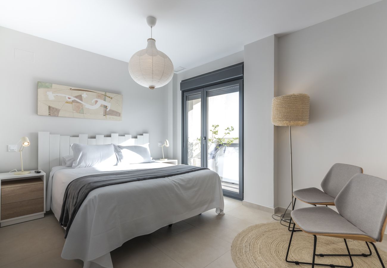 Lägenhet i Isla Canela - Los Flamencos Penthouse by Ĥ - Haraganes Beach HLHF3502P18